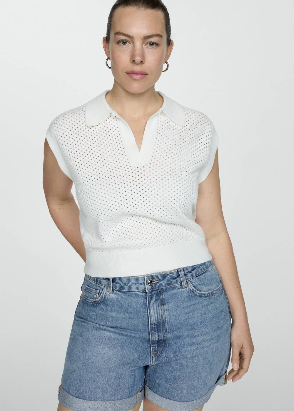 Mango Mom Fit-Jeans-Shorts