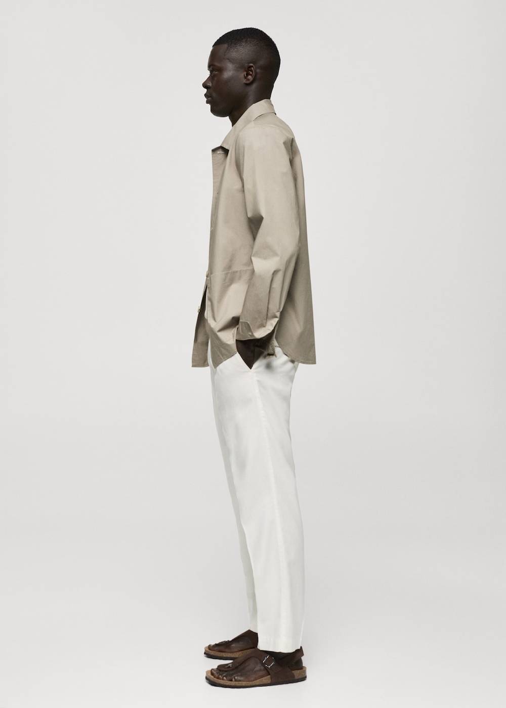 Mango Overshirt Aus 100 % Baumwoll-Popeline