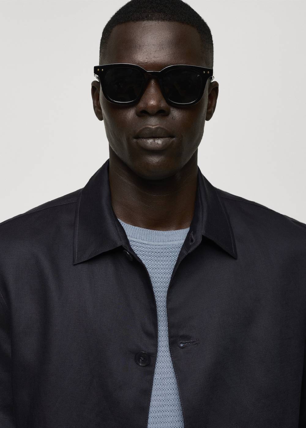 Mango Overshirt Aus Tencel-Leinenmischung