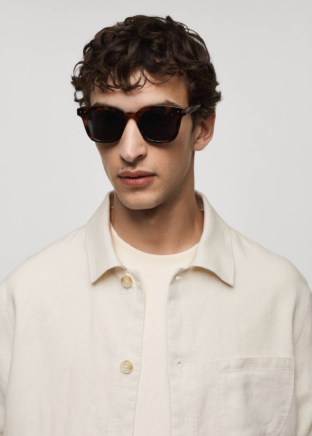 Mango Overshirt Mit Taschen Aus 100 % Leinen