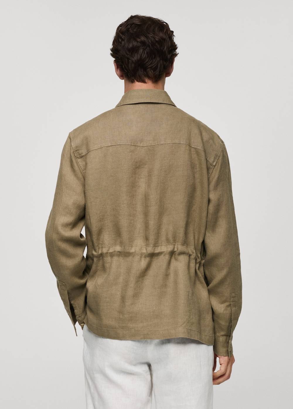 Mango Overshirt Mit Taschen Aus 100 % Leinen