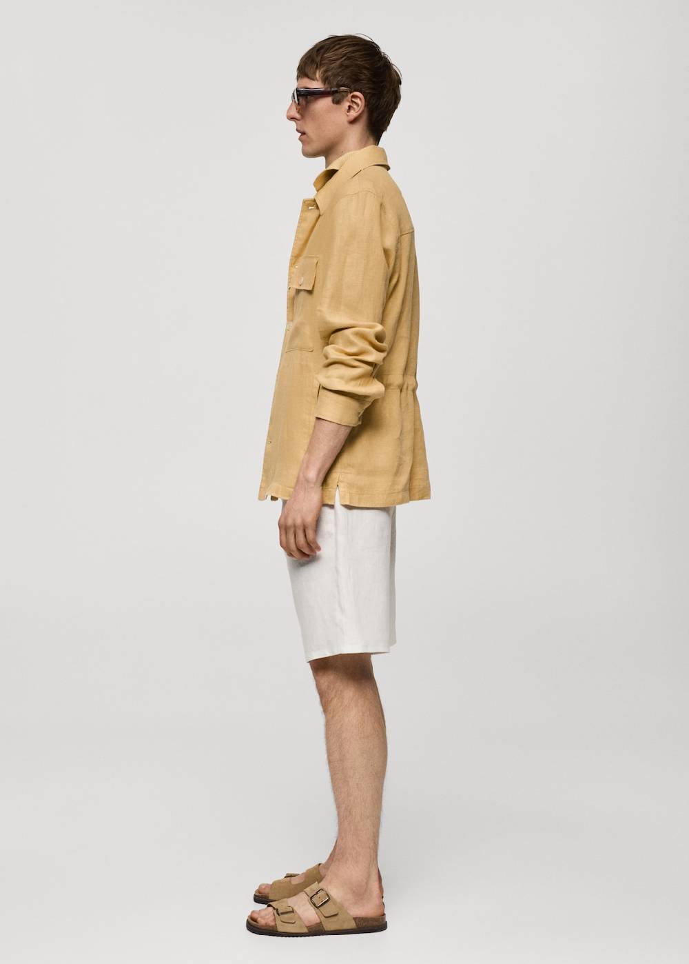 Mango Overshirt Mit Taschen Aus 100 % Leinen