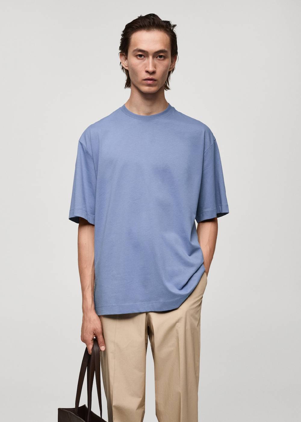Mango Oversized-T-Shirt aus 100 % Baumwolle