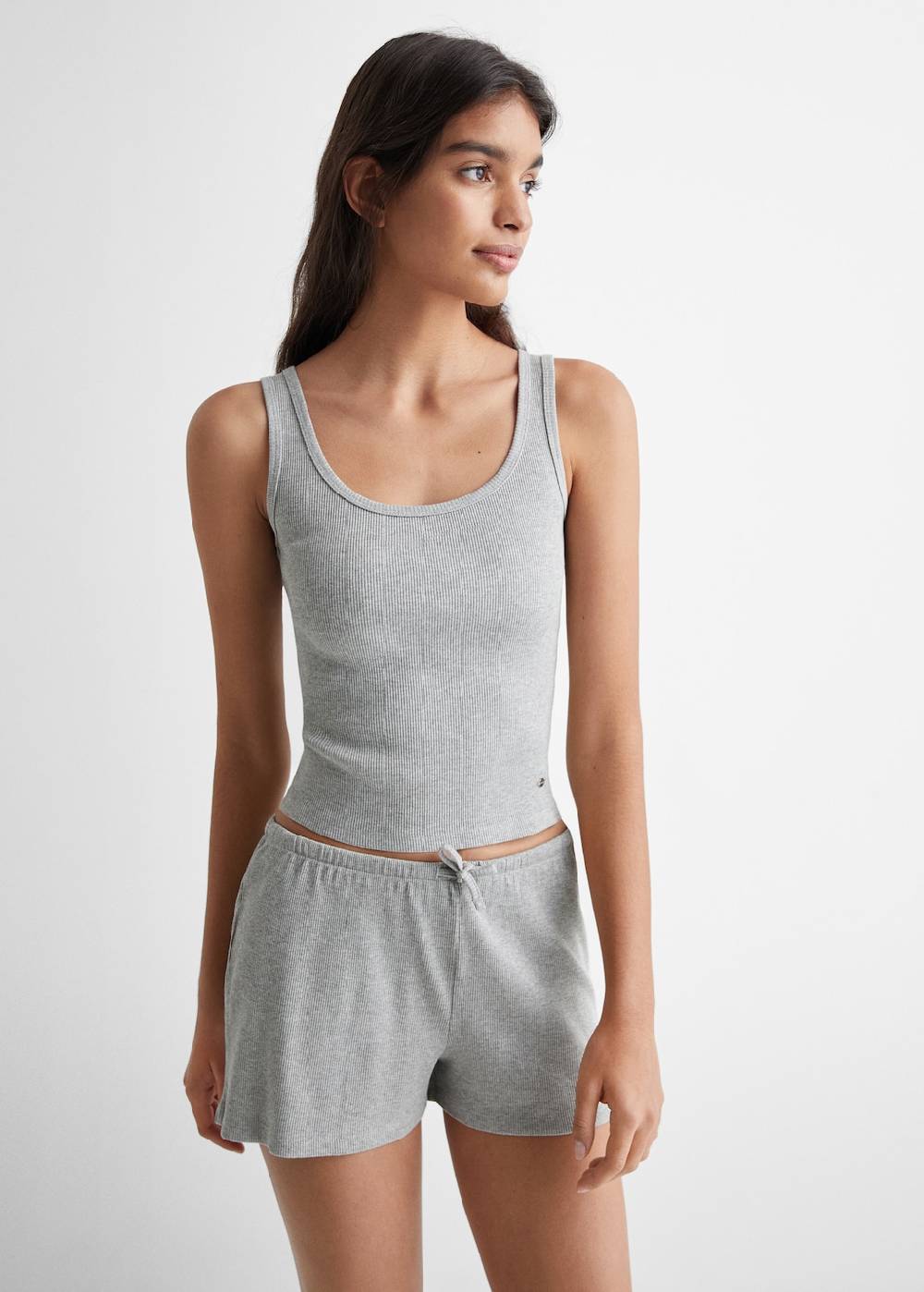 Mango Pack Kurzer Baumwoll-Pyjama