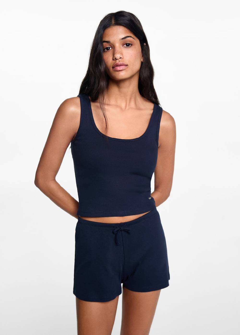 Mango Pack Kurzer Baumwoll-Pyjama