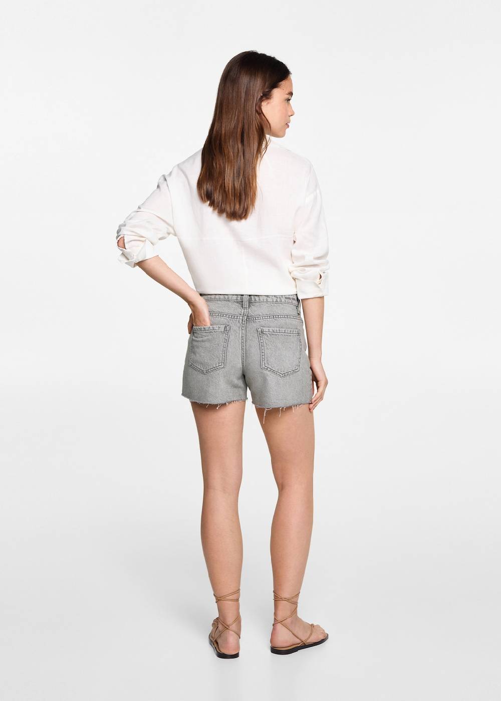 Mango Perlenbestickte Shorts