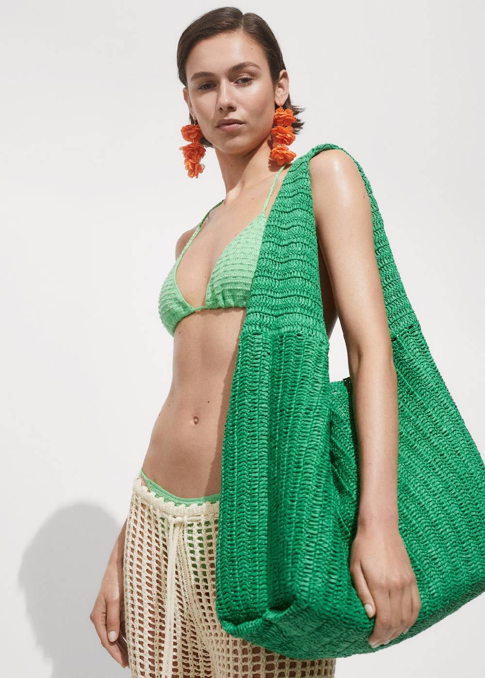 Mango Pointelle-Strickhose