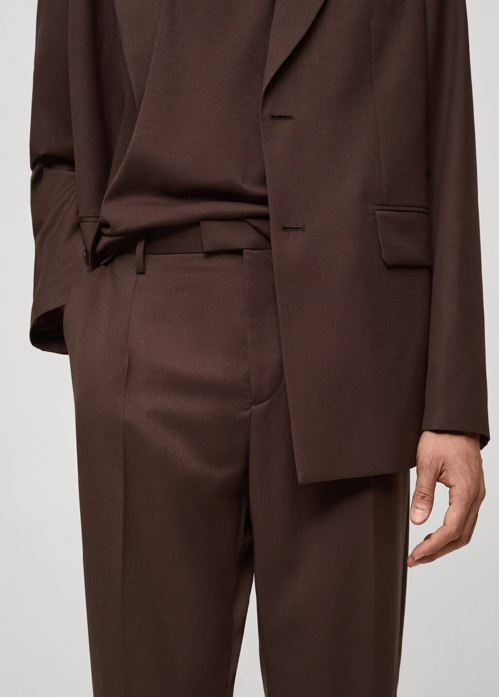 Mango Regular Fit-Anzughose Mit Bundfalten