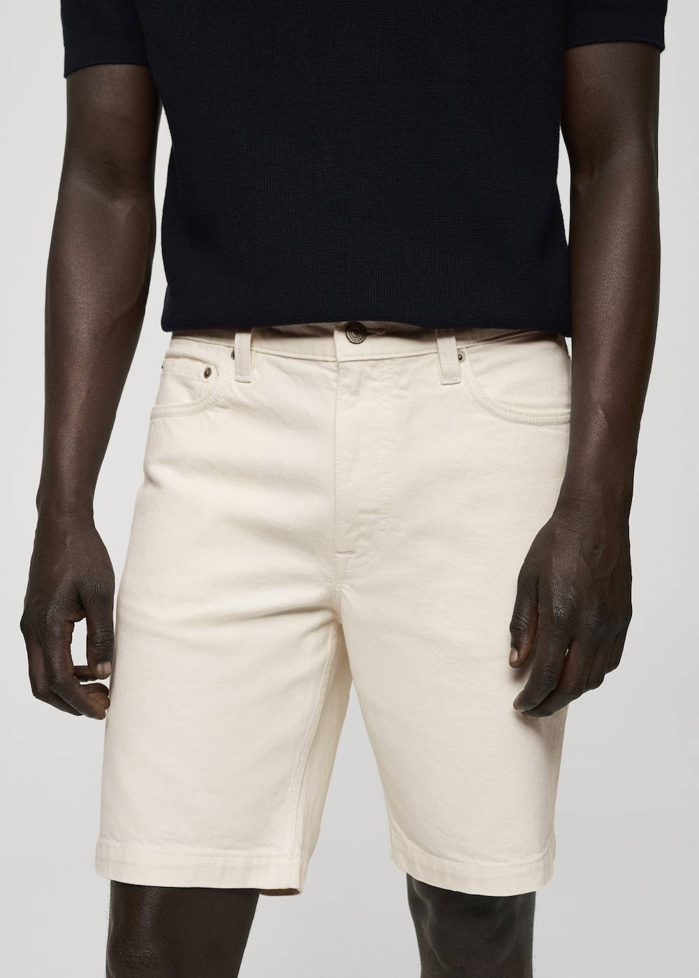 Mango Regular Fit-Bermudashorts Aus Jeans