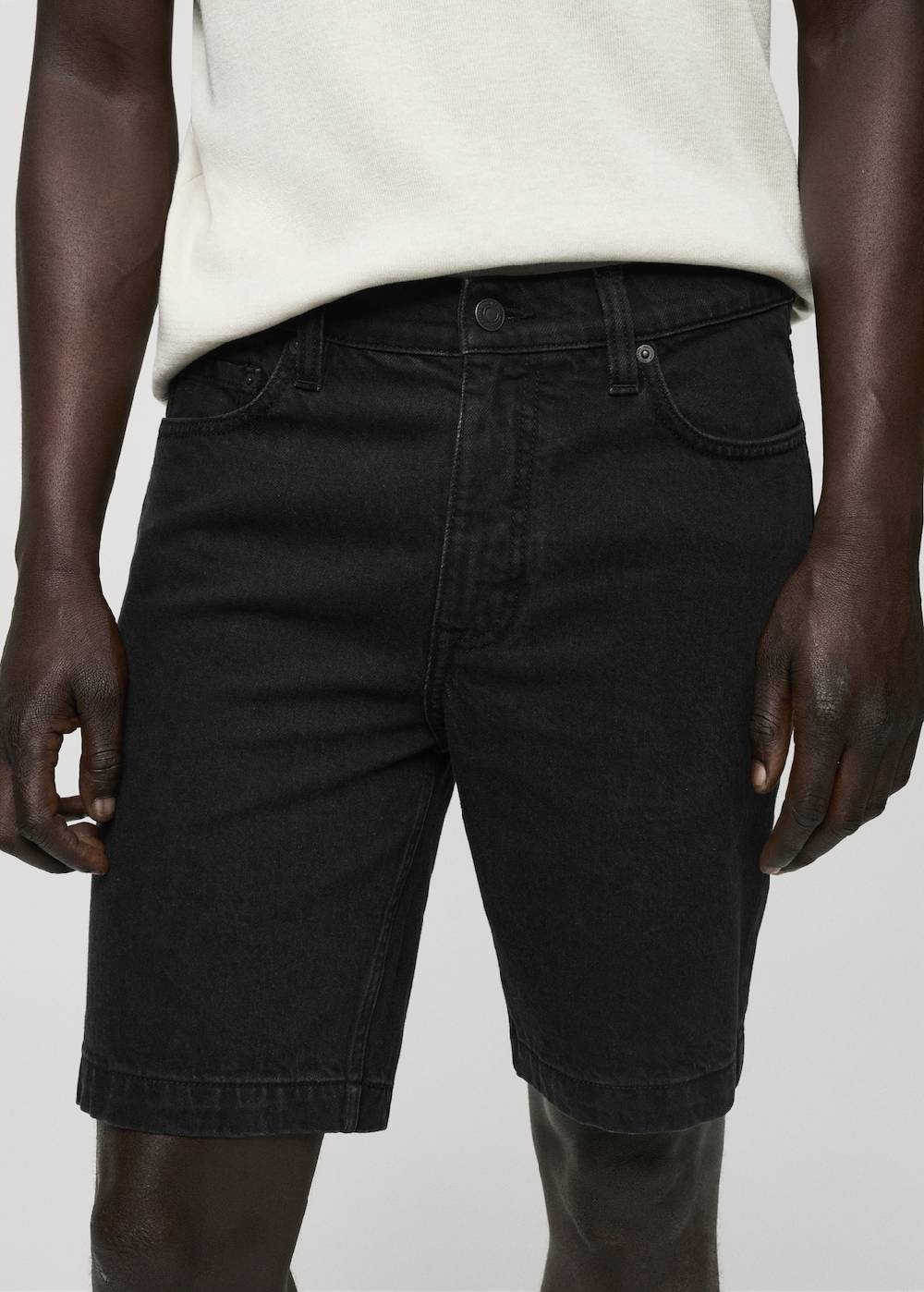 Mango Regular Fit-Bermudashorts Aus Jeans