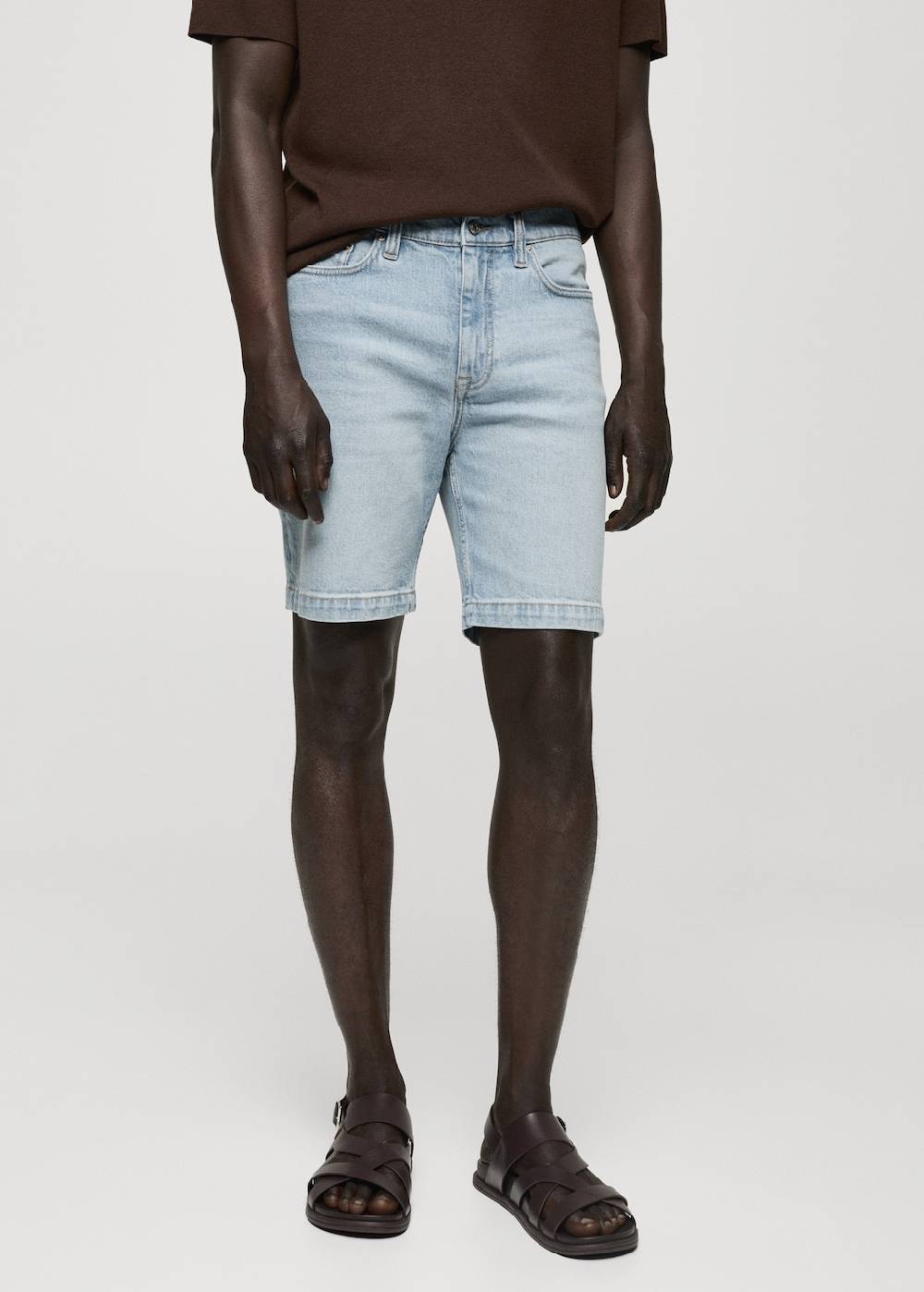 Mango Regular Fit-Bermudashorts aus Jeans