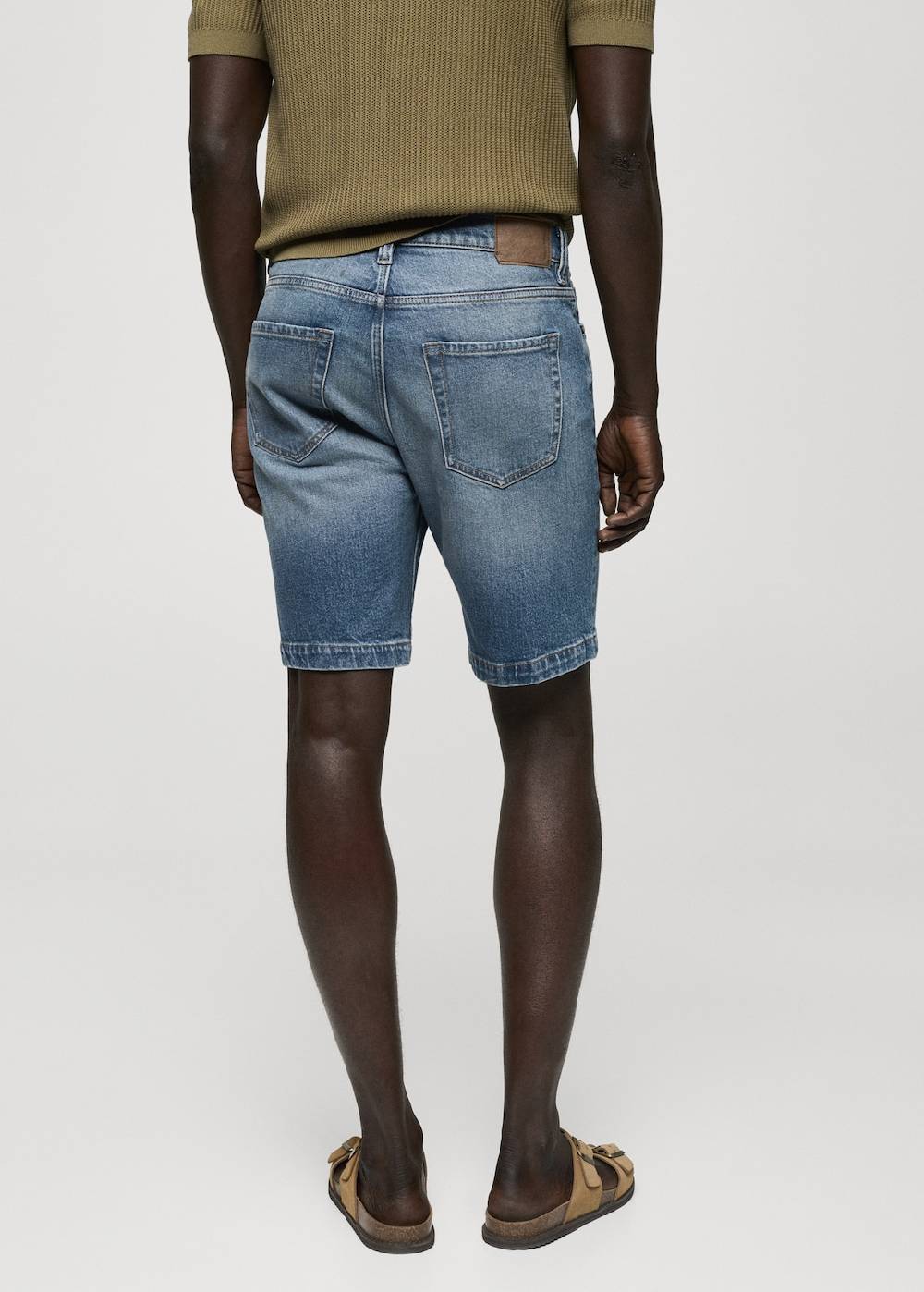 Mango Regular Fit-Bermudashorts Aus Jeans