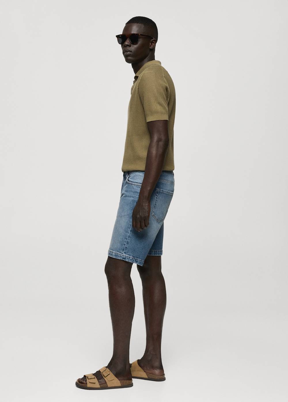 Mango Regular Fit-Bermudashorts Aus Jeans