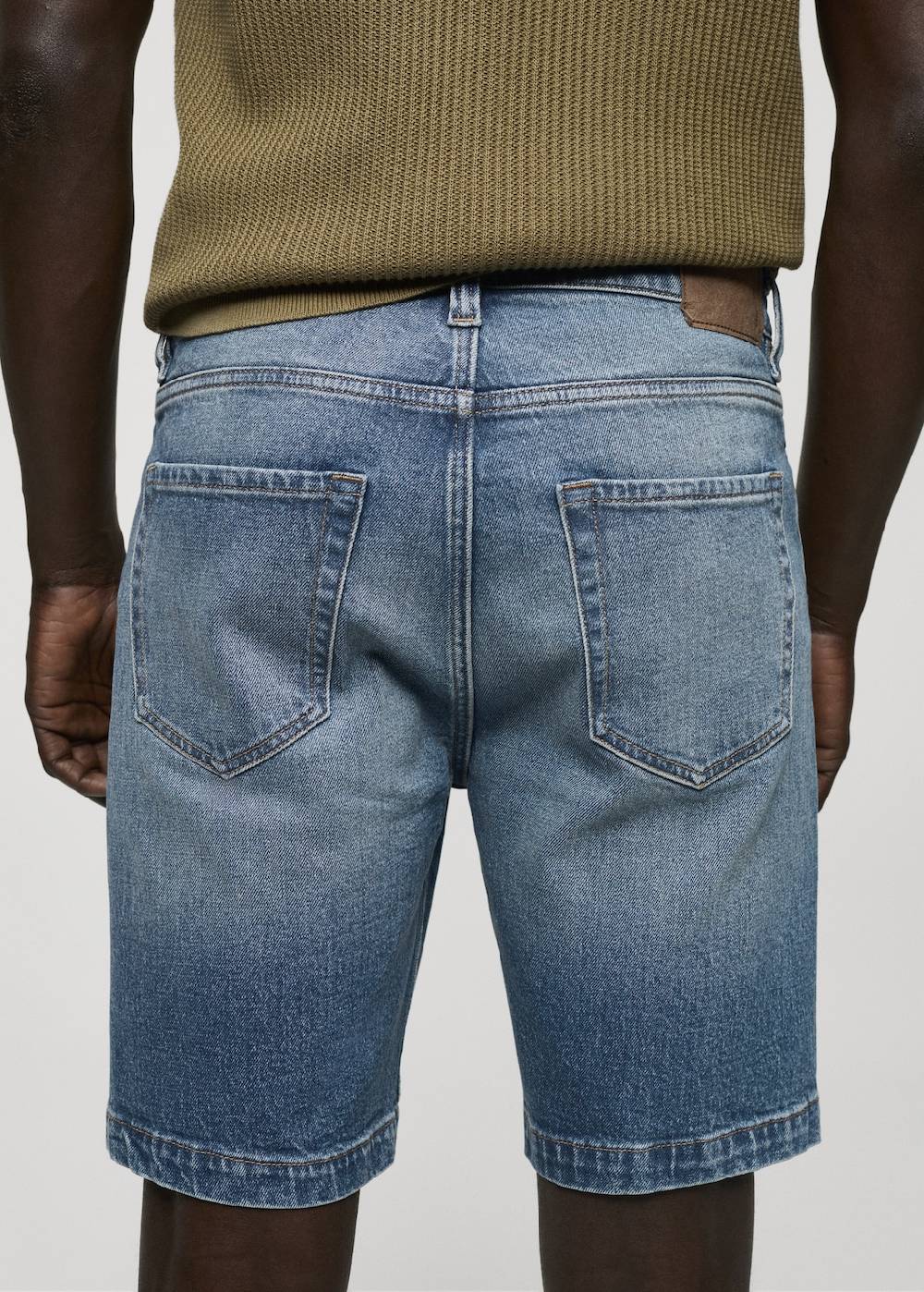 Mango Regular Fit-Bermudashorts Aus Jeans