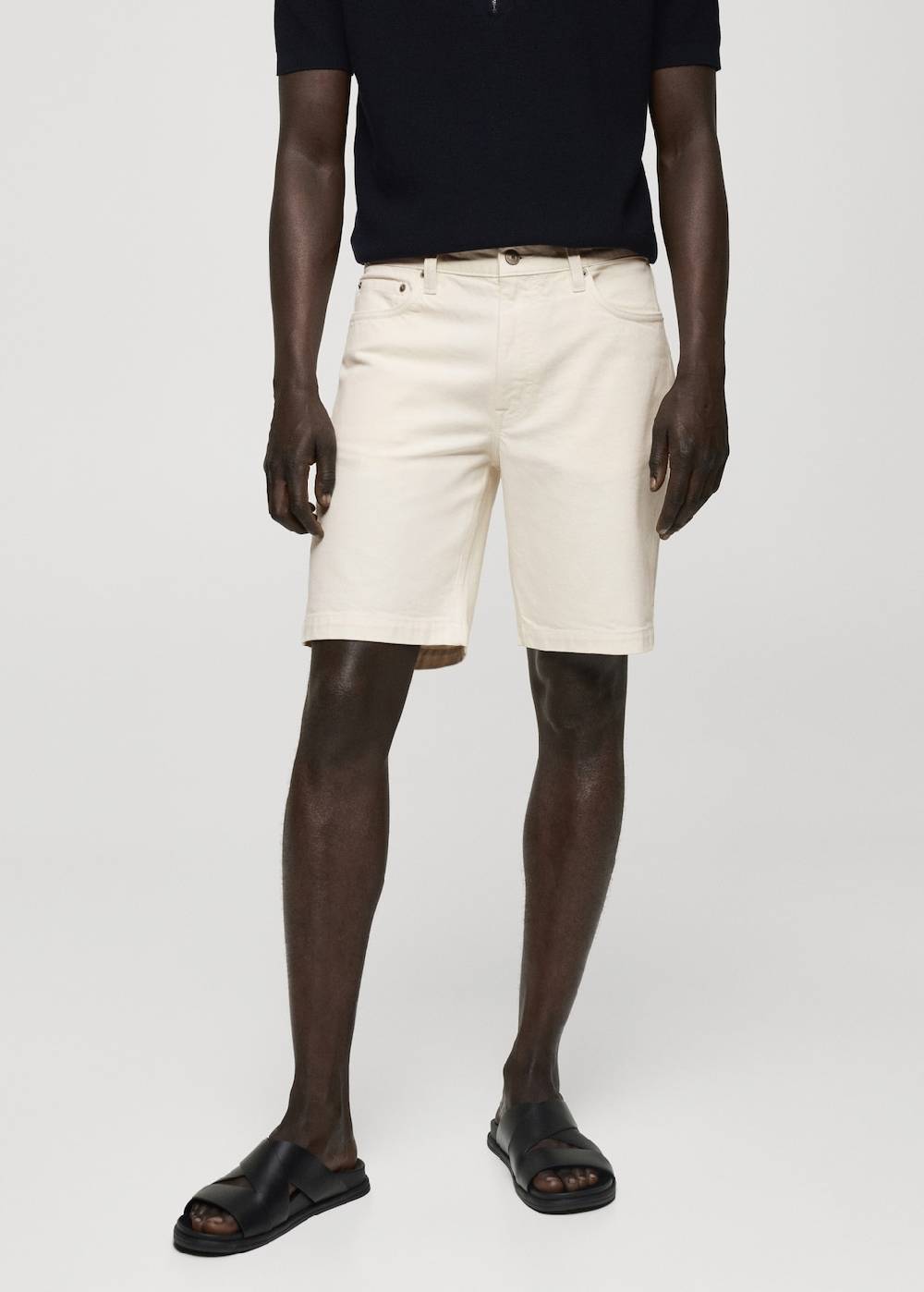 Mango Regular Fit-Bermudashorts aus Jeans
