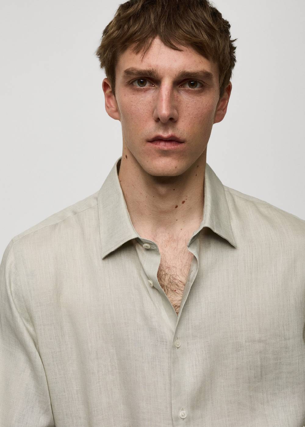 Mango Regular Fit-Hemd Aus 100 % Leinen