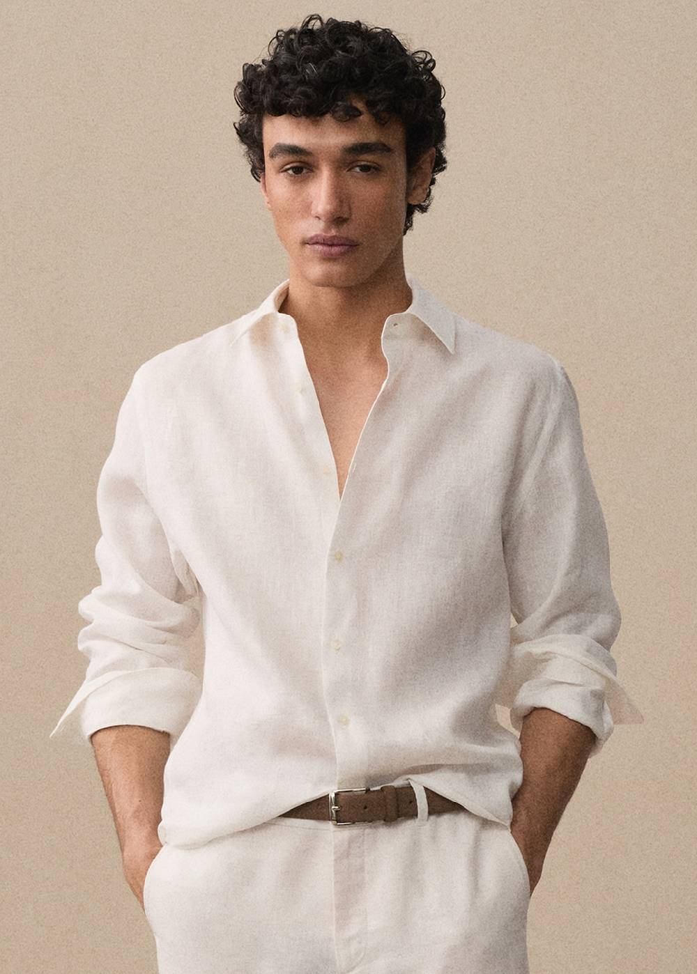 Mango Regular Fit-Hemd Aus 100 % Leinen