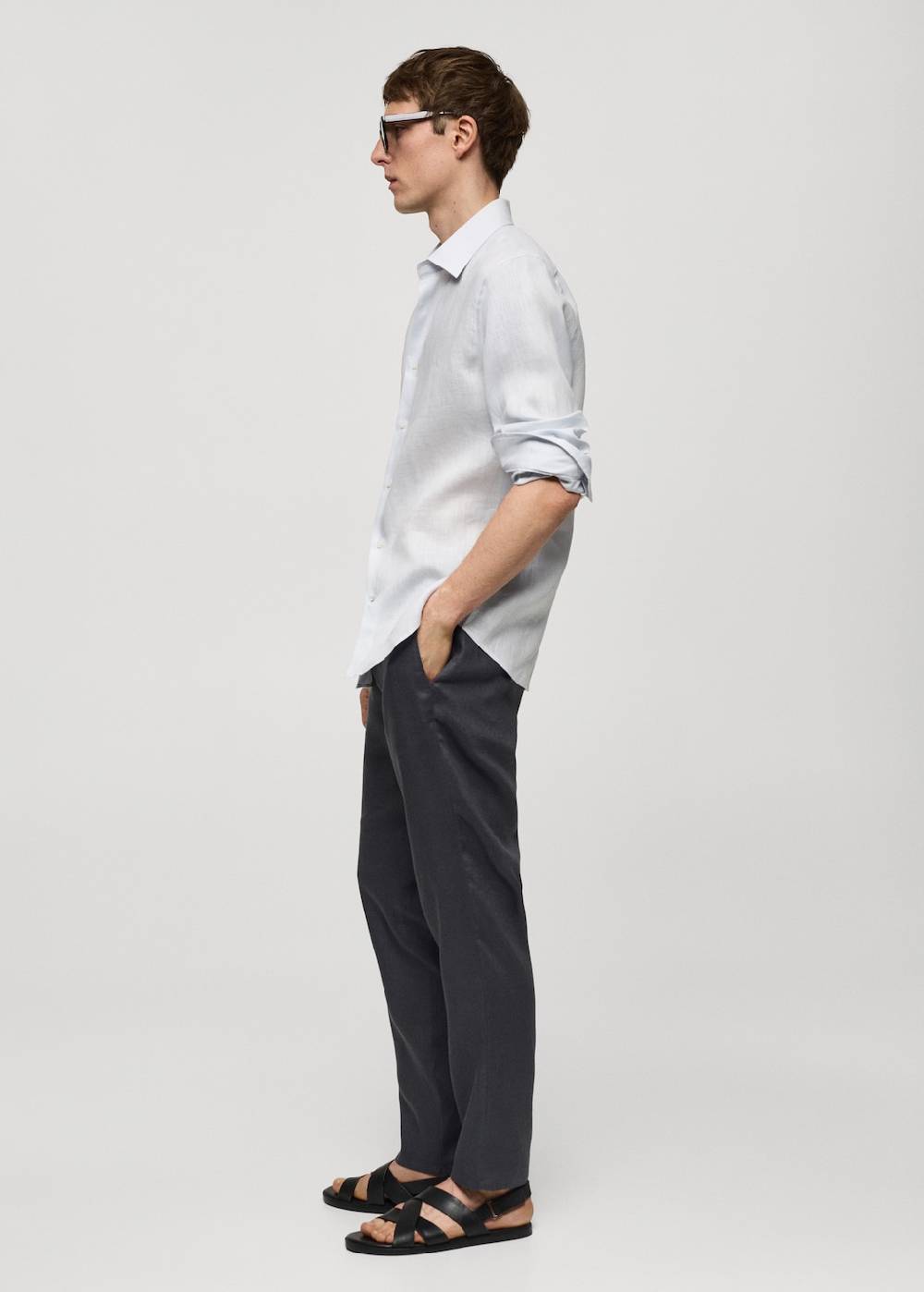 Mango Regular Fit-Hemd Aus 100 % Leinen