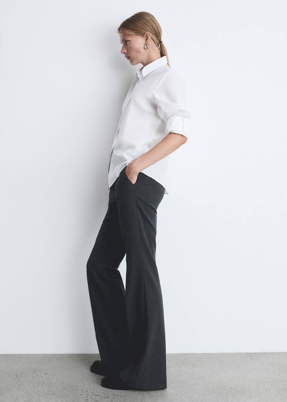 Mango Regular Fit-Hemd Aus Baumwoll-Lycell-Gemisch