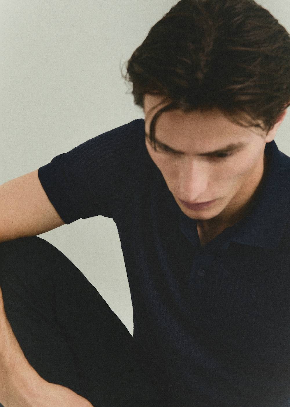 Mango Regular-Fit-Poloshirt Mit Lochmuster