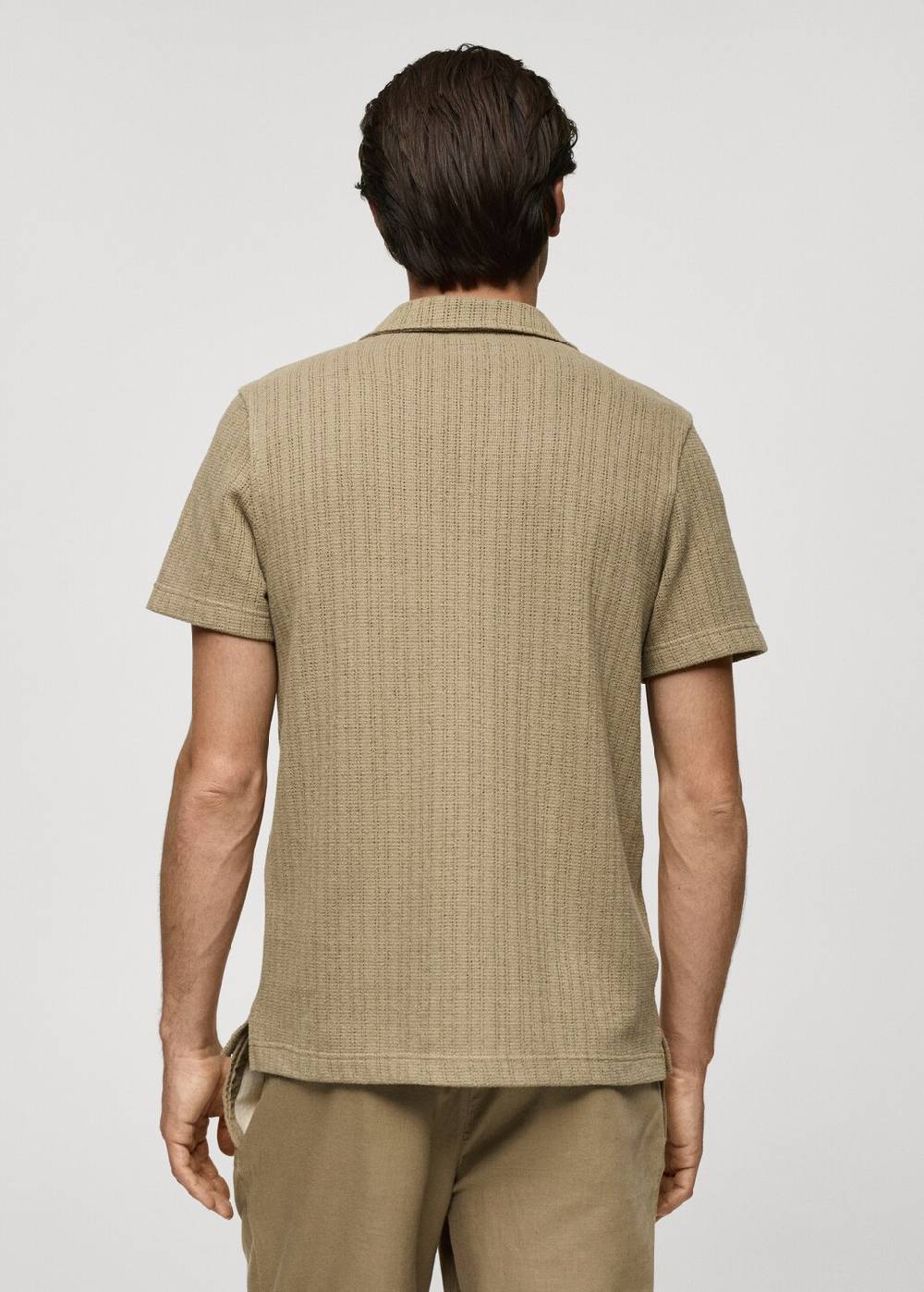 Mango Regular Fit-Strickhemd