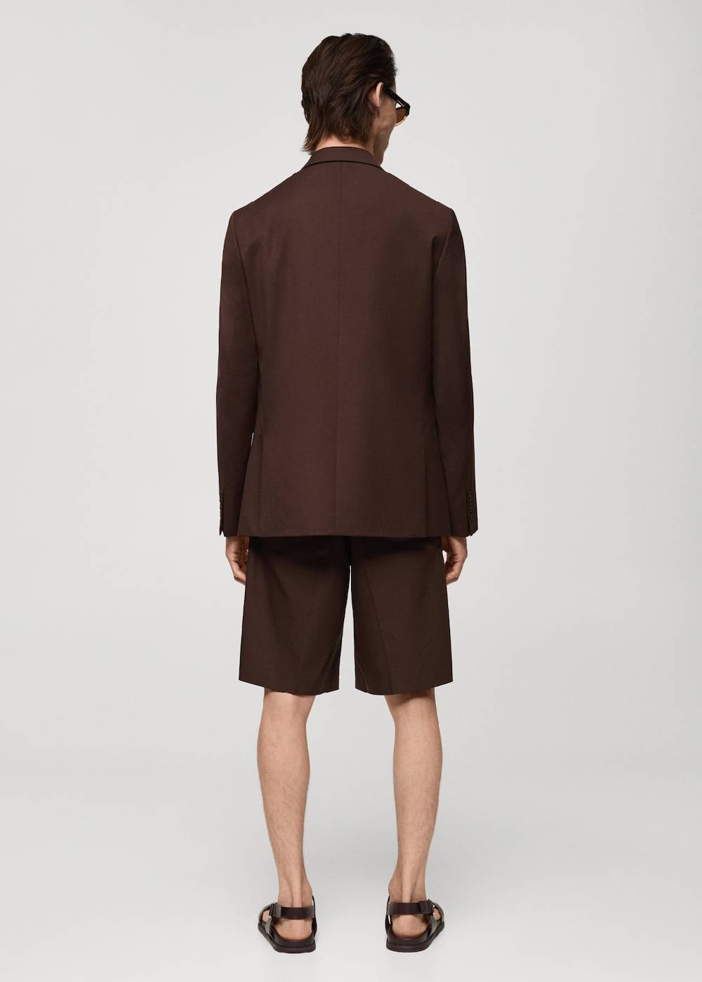 Mango Relaxed Fit-Bermudashorts Mit Abnähern