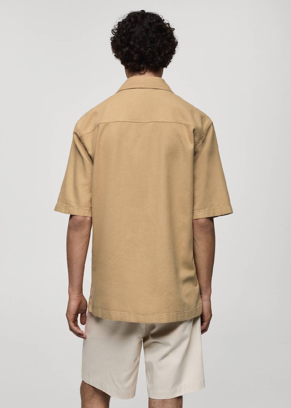 Mango Relaxed Fit-Hemd Aus Baumwolle Mit Tasche