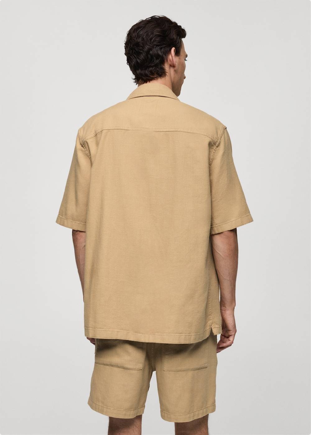 Mango Relaxed Fit-Hemd Aus Baumwolle Mit Tasche