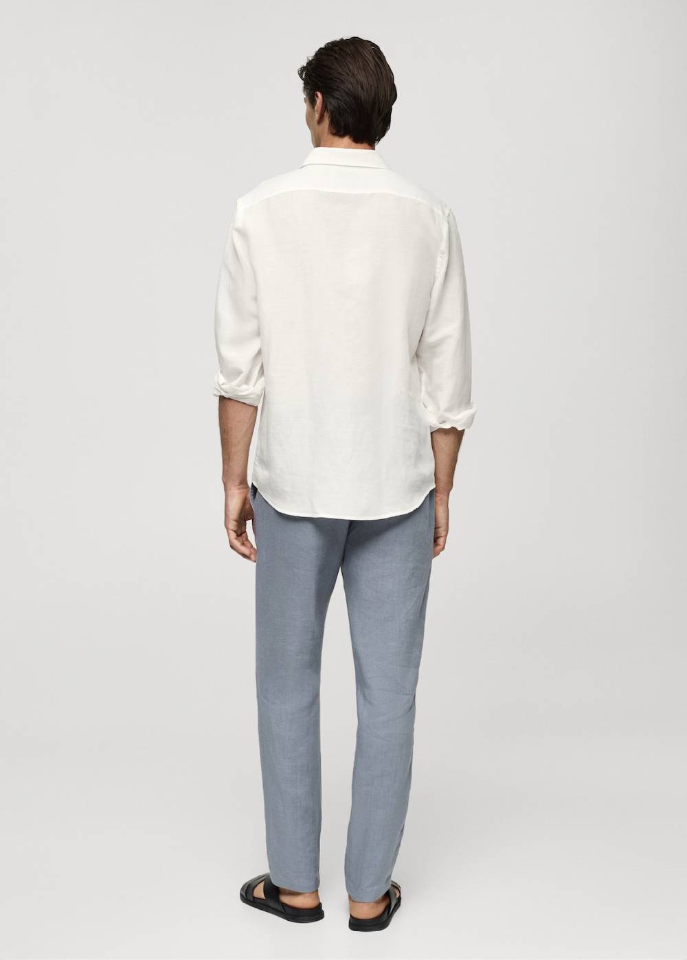 Mango Relaxed-Fit-Hemd Aus Leinen Mit Tencel