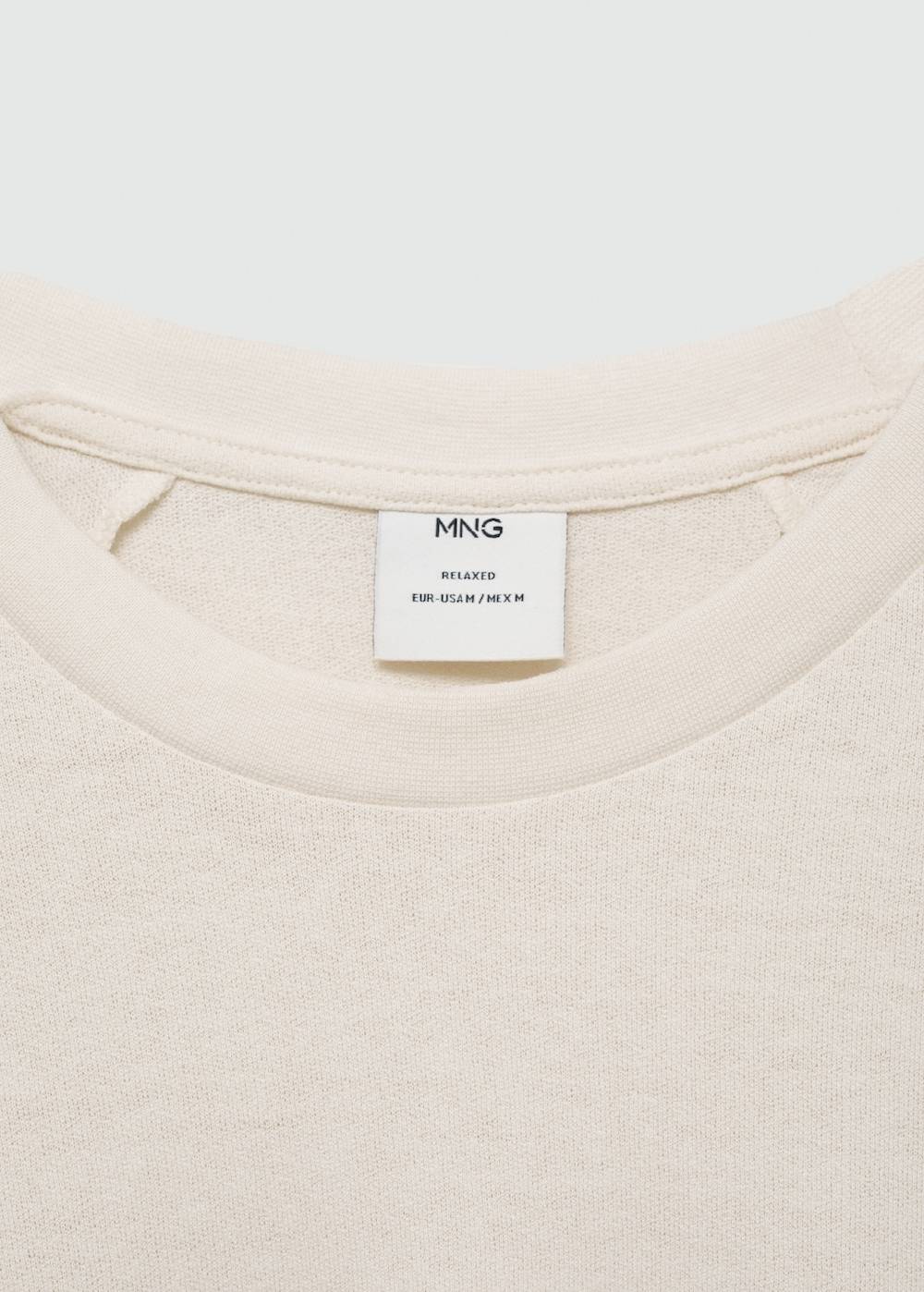 Mango Relaxed Fit-T-Shirt Aus Baumwolle