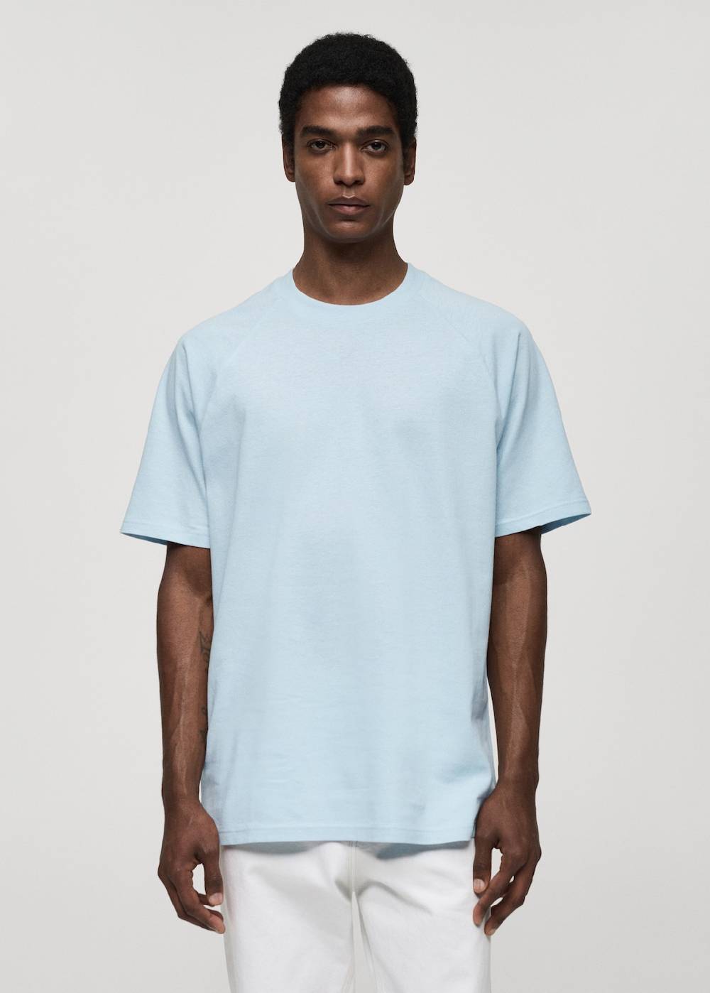 Mango Relaxed Fit-T-Shirt aus Baumwolle