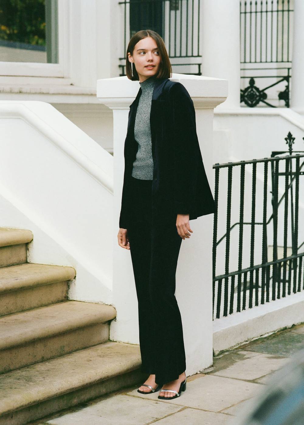 Mango Riemensandale Mit Absatz