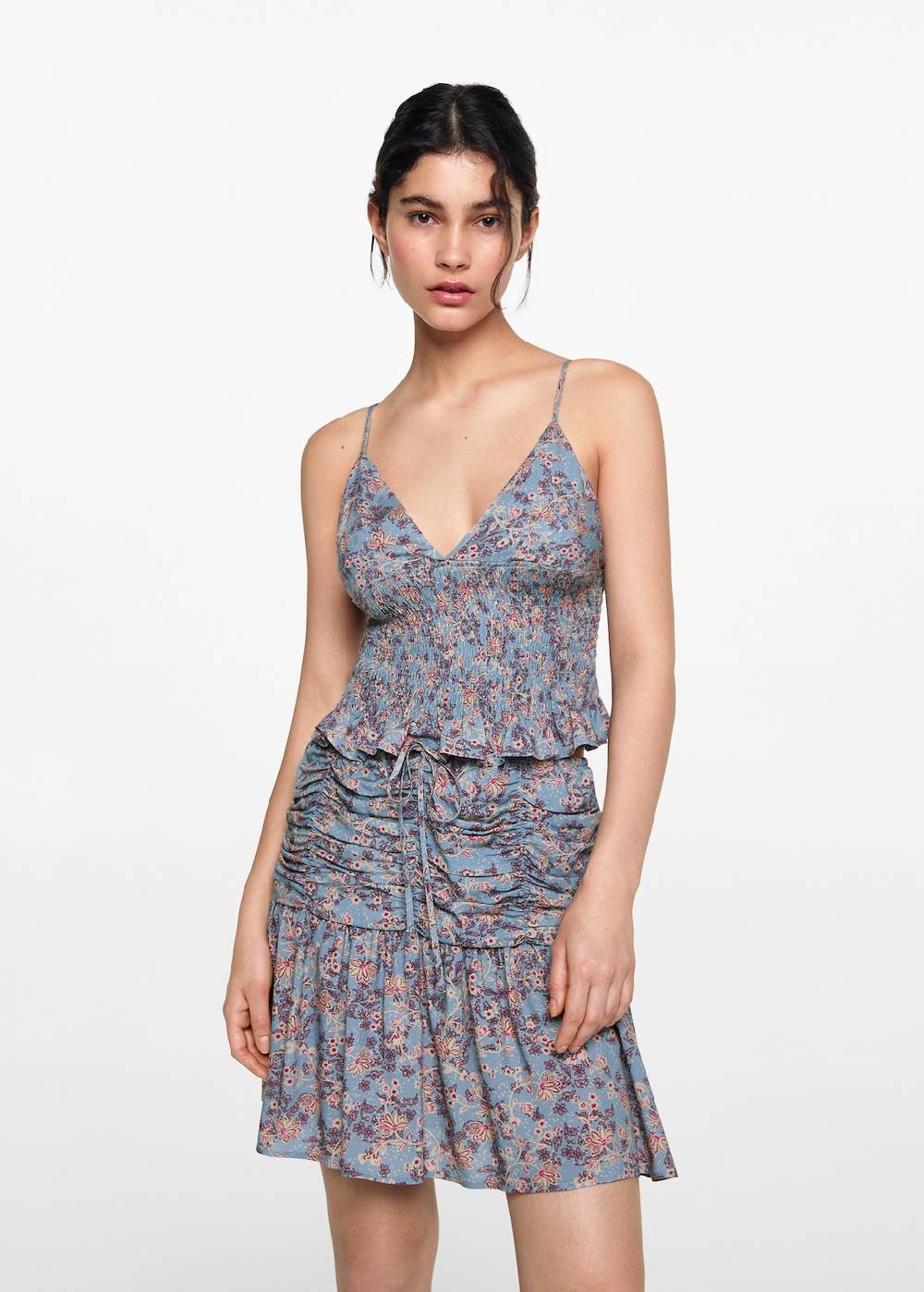 Mango Rock mit Blumenmuster