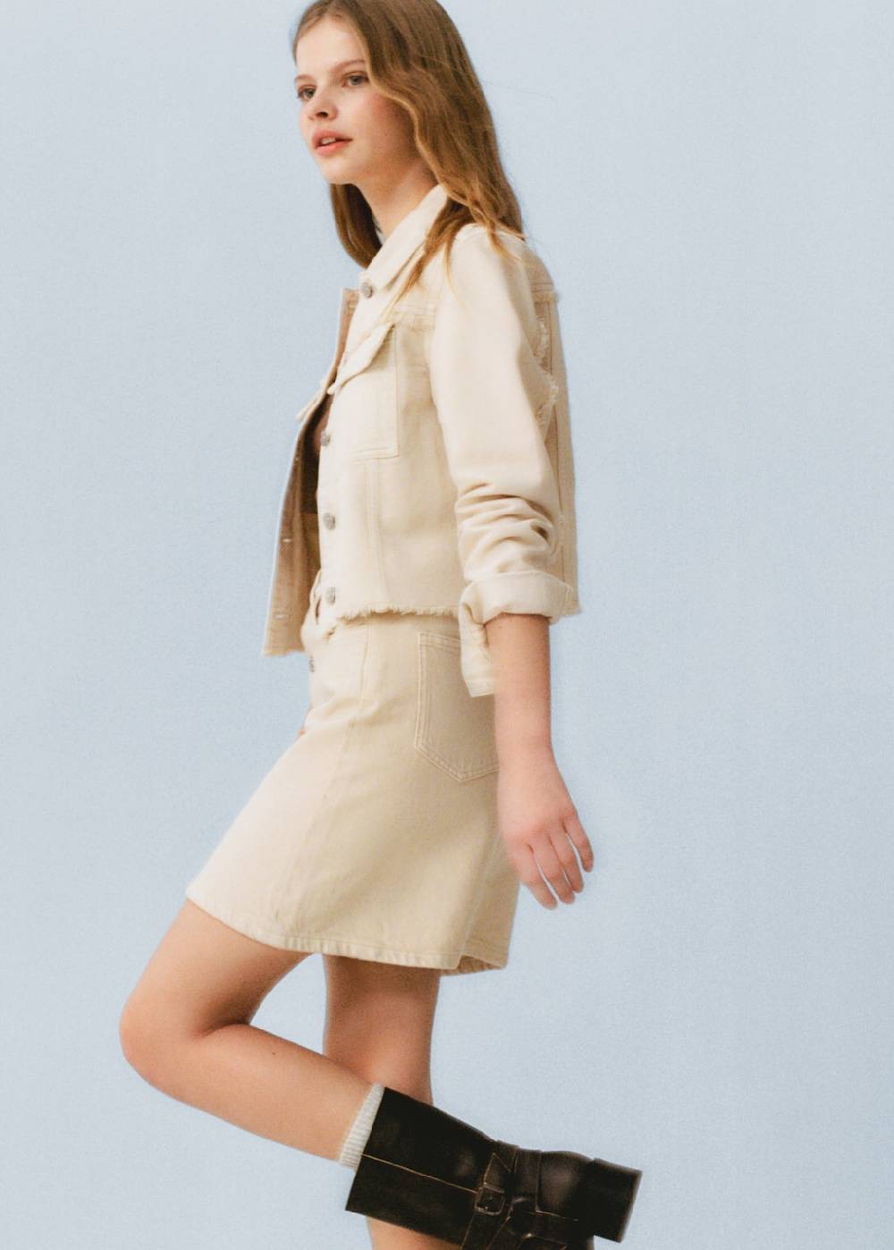 Mango Rock Mit Knöpfen