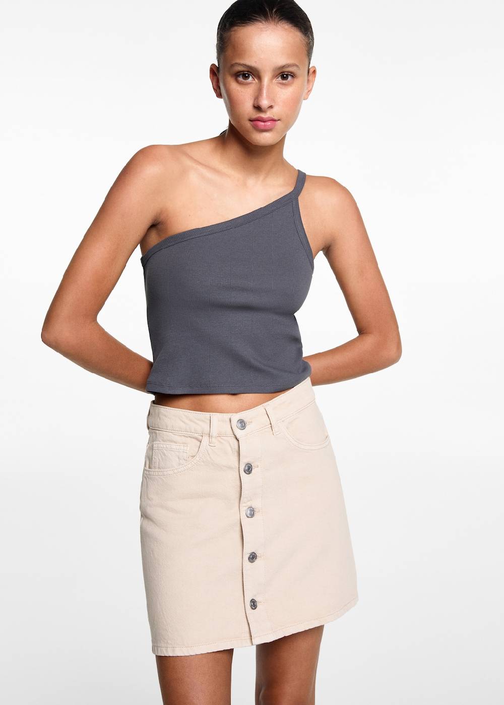 Mango Rock mit Knöpfen