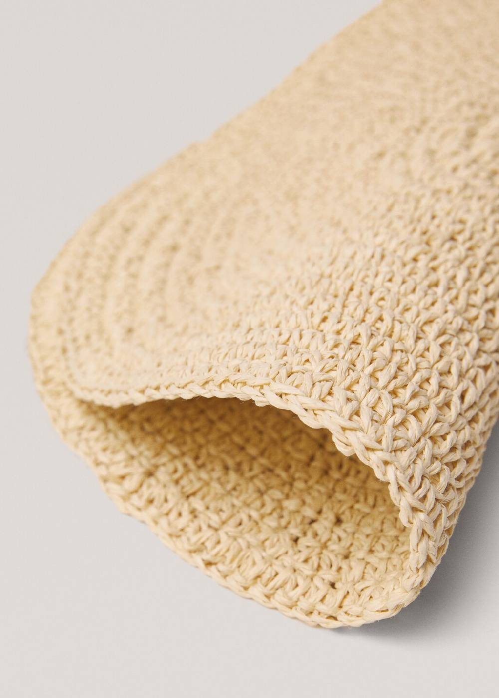 Mango Rundes Tischset Im Flechtdesign