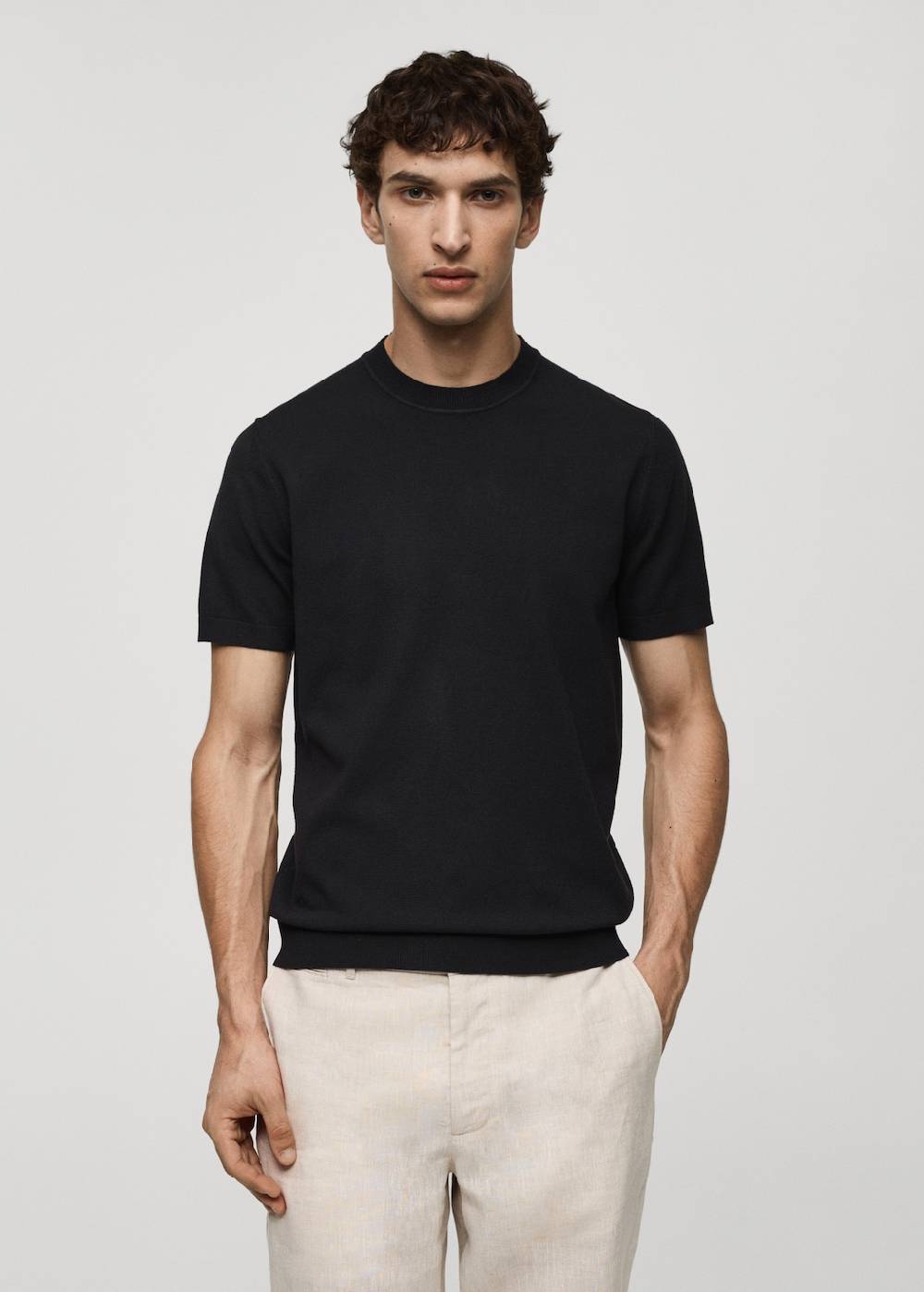 Mango Shirt aus Feinstrick