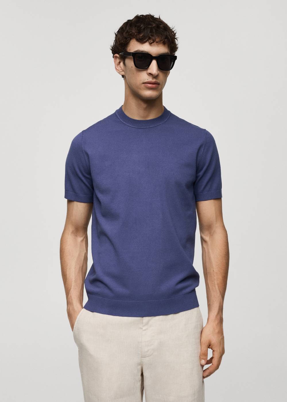 Mango Shirt aus Feinstrick