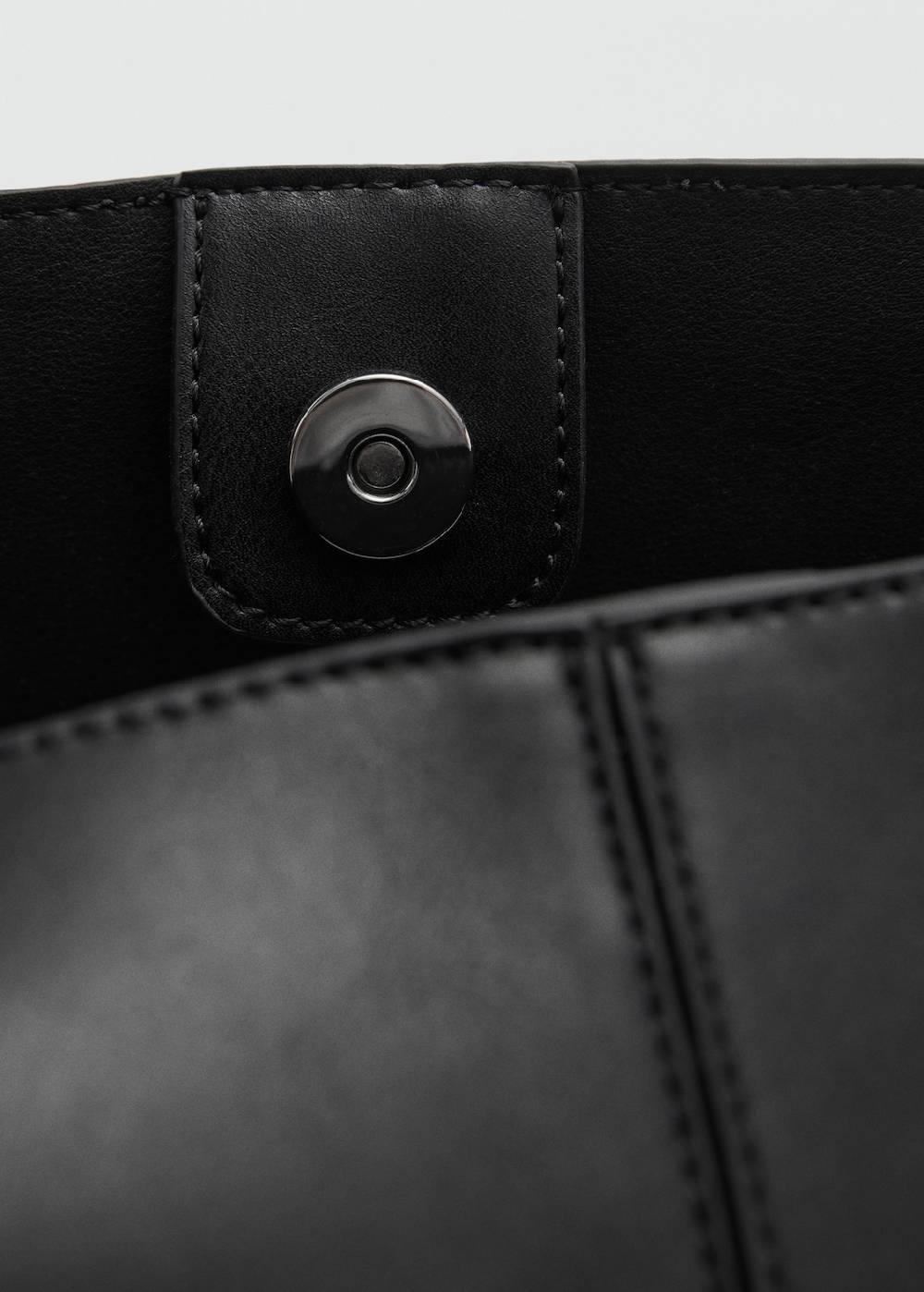 Mango Shopper Bag Mit Kurzem Henkel