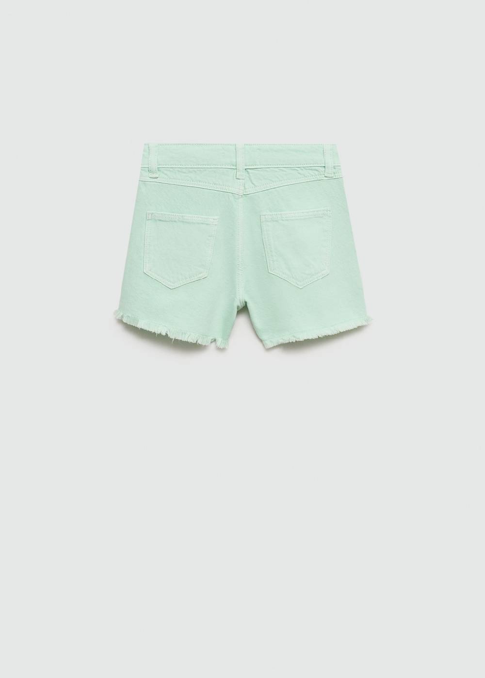Mango Shorts Mit Ausgefranstem Saum