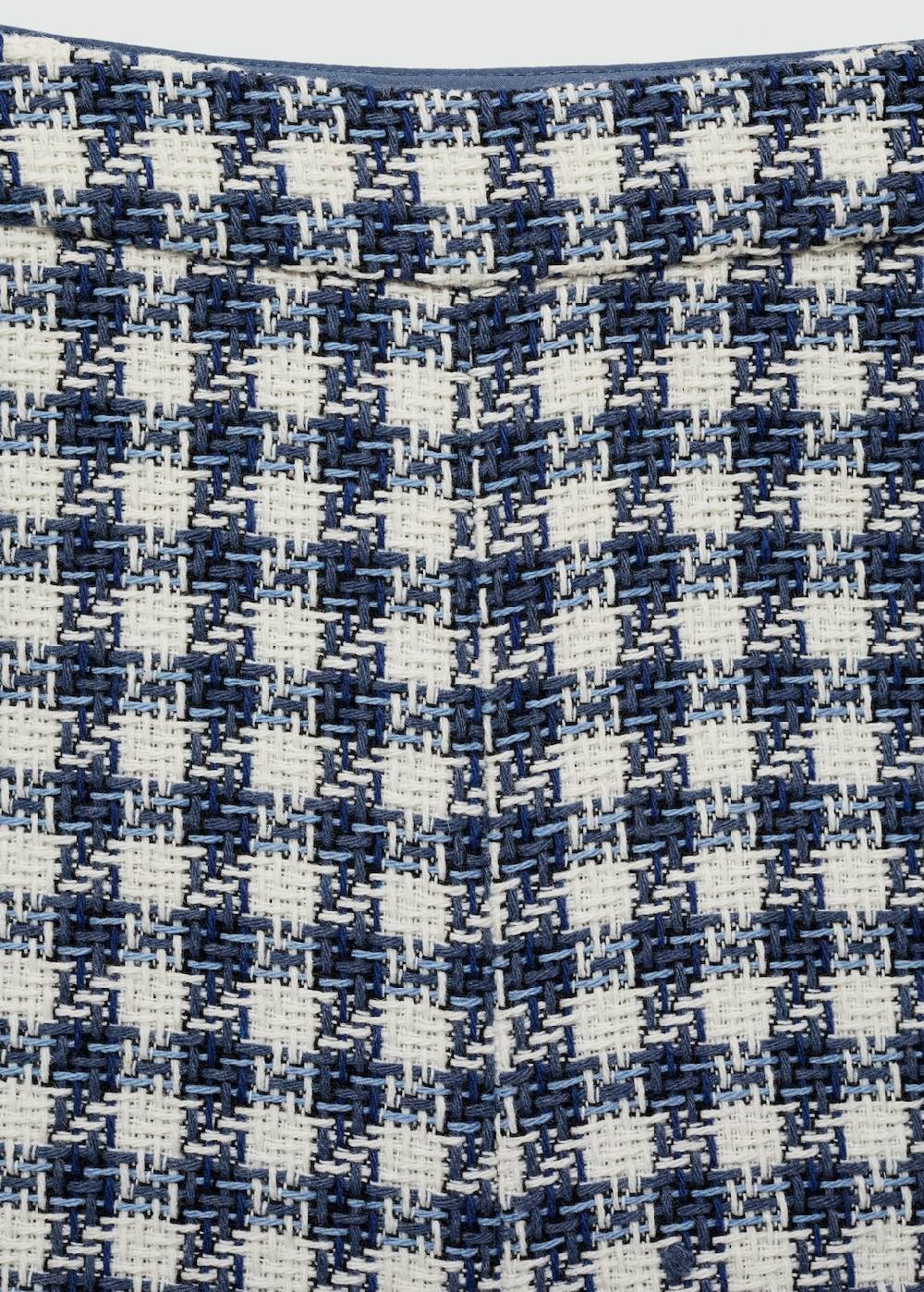 Mango Shorts Mit Hahnentrittmuster