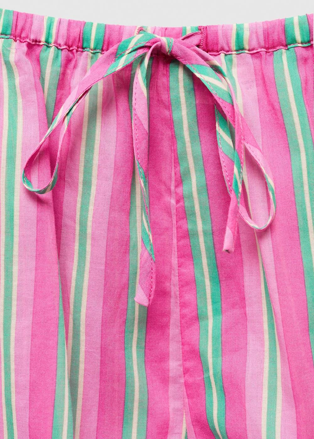 Mango Shorts Mit Streifenmuster