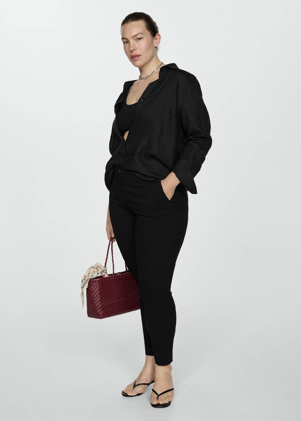 Mango Skinny Hose In 7/8-Länge