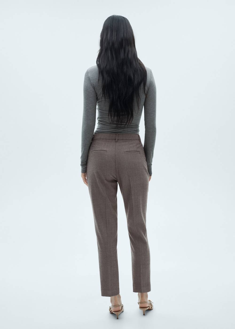 Mango Skinny Hose Mit Mittelhohem Bund