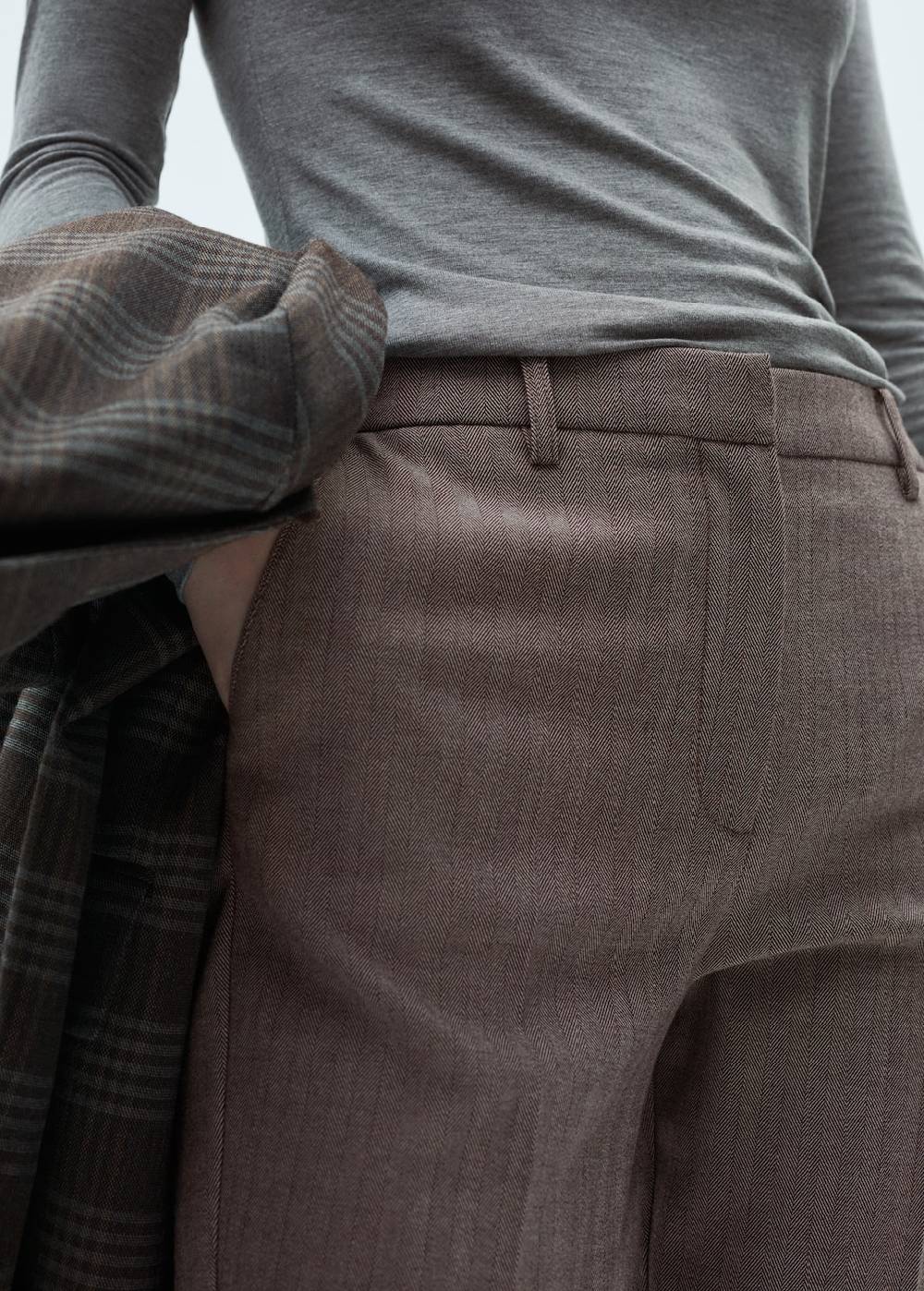 Mango Skinny Hose Mit Mittelhohem Bund