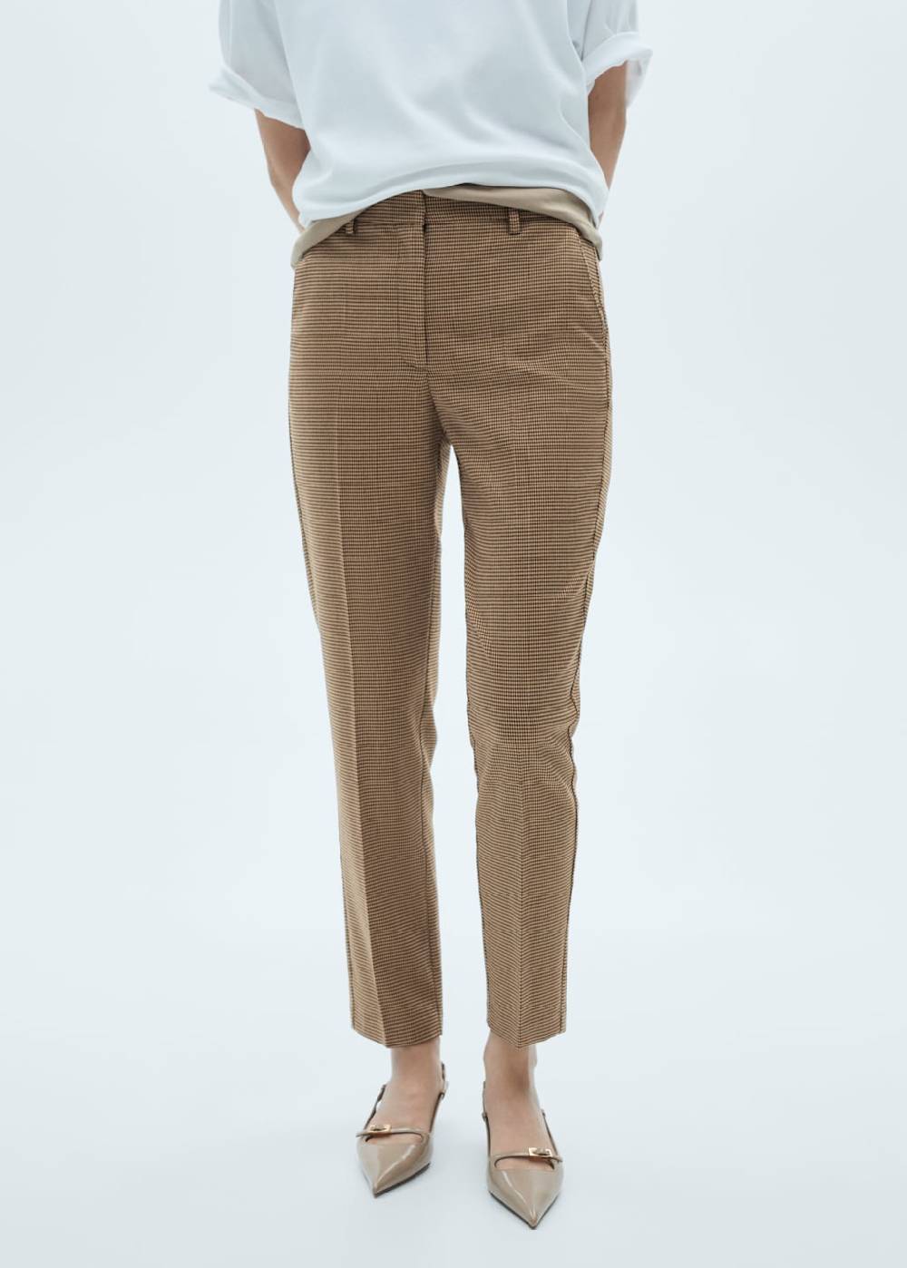 Mango Skinny Hose mit mittelhohem Bund