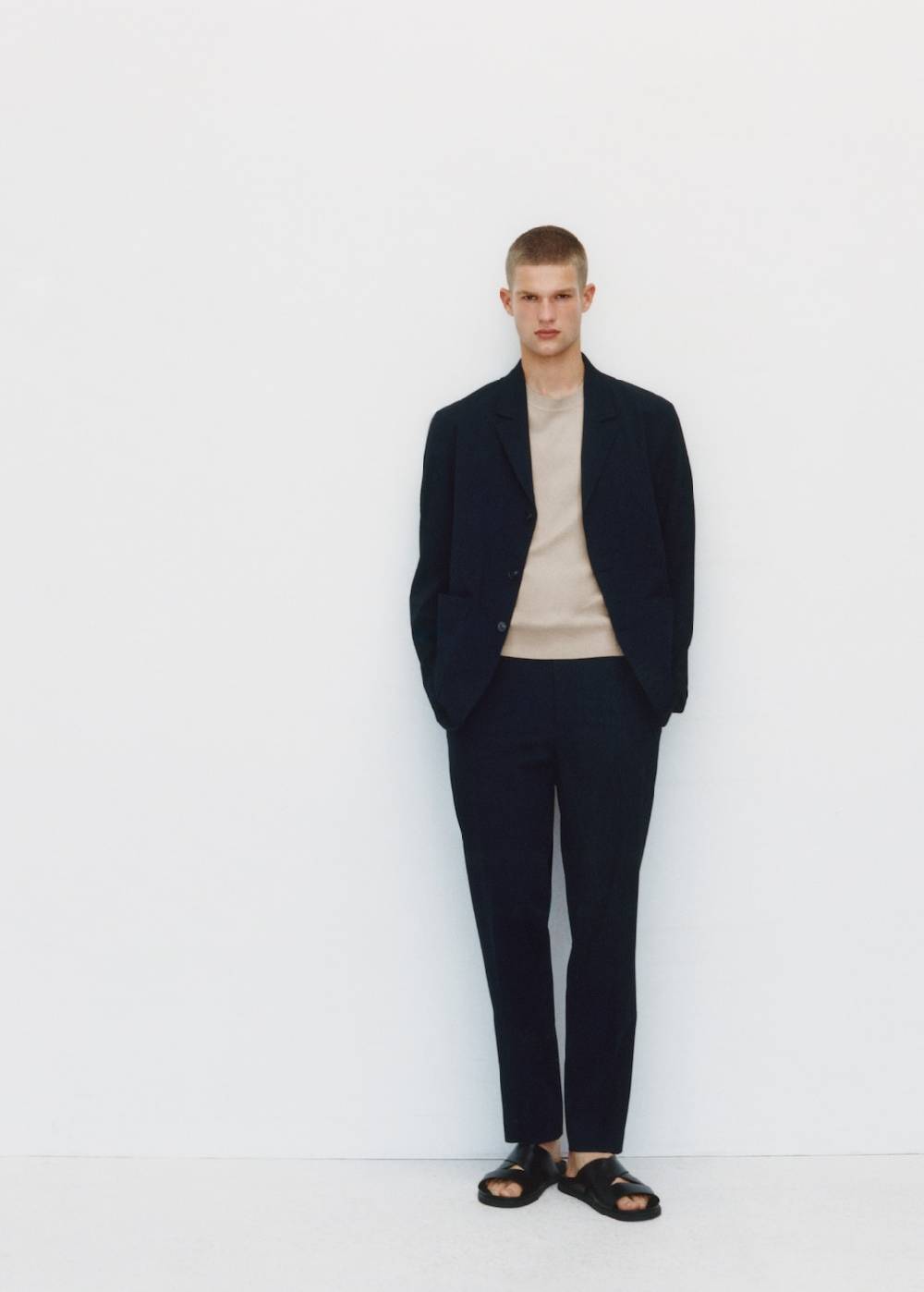 Mango Slim Fit-Anzugblazer Mit Taschen