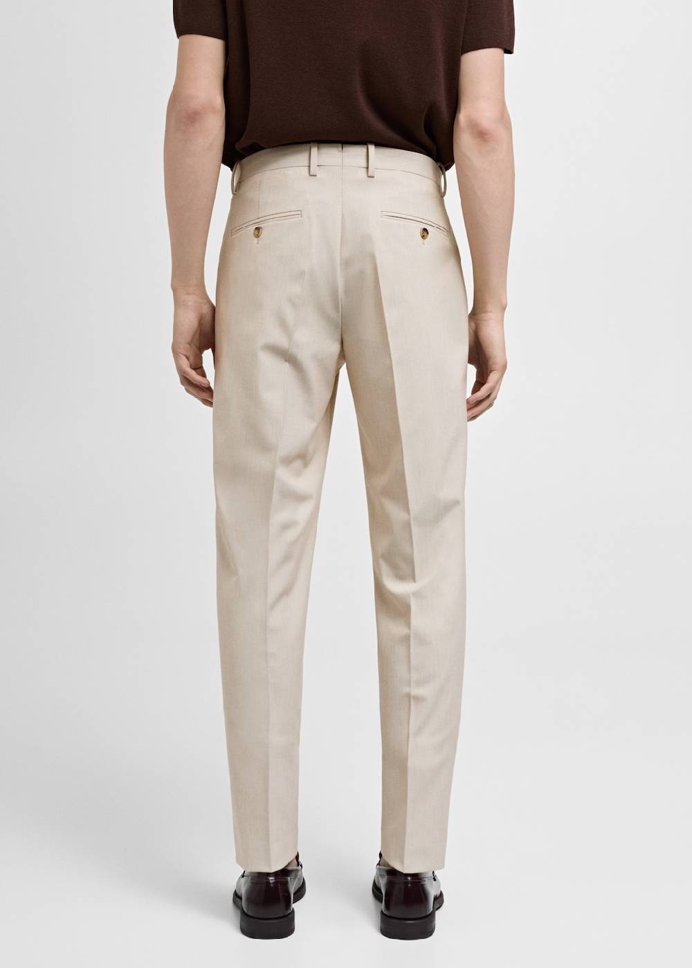 Mango Slim Fit-Anzughose Aus Stretchstoff