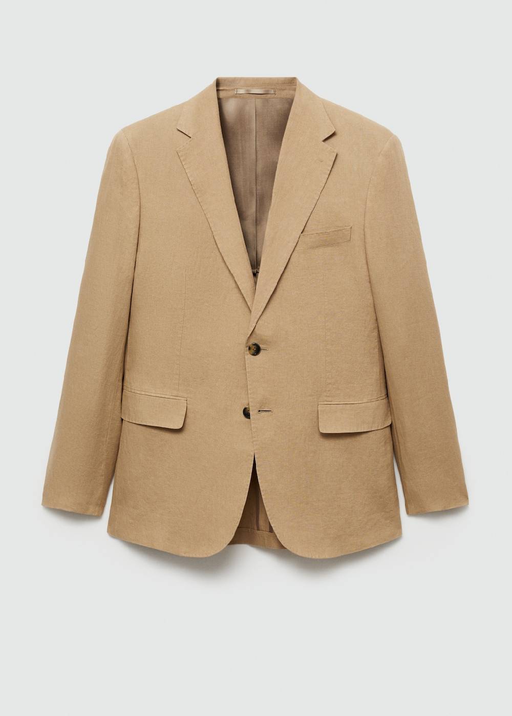 Mango Slim Fit-Anzugjacke Aus 100 % Leinen