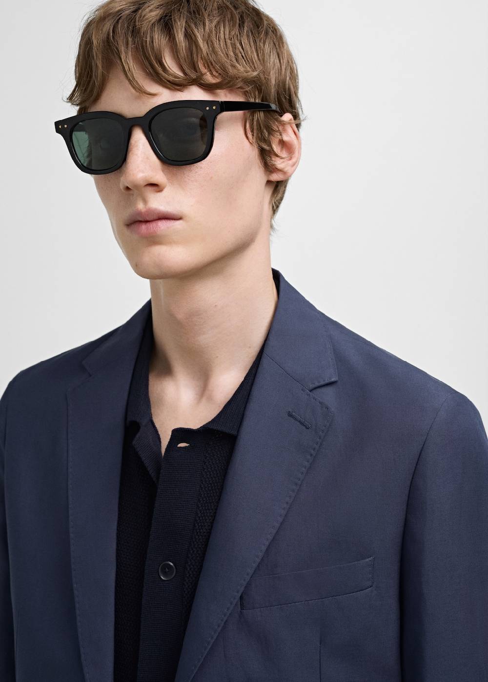 Mango Slim Fit-Anzugsakko Aus Stretchbaumwolle